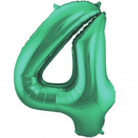 Globo Numero 4 Foil 86 cm