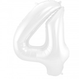 Globo Numero 4 Foil 86 cm