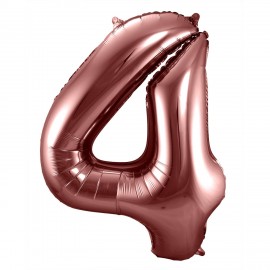 Globo Numero 4 Foil 86 cm