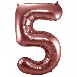 Globo Numero 5 Foil 86 cm