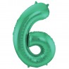 Globo Numero 6 Foil 86 cm