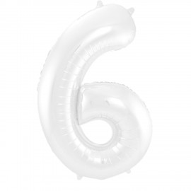 Globo Numero 6 Foil 86 cm