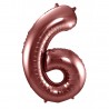 Globo Numero 6 Foil 86 cm