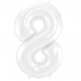 Globo Numero 8 Foil 86 cm