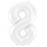Globo Numero 8 Foil 86 cm