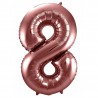 Globo Numero 8 Foil 86 cm