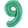 Globo Numero 9 Foil 86 cm