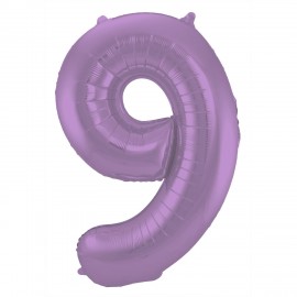 Globo Numero 9 Foil 86 cm Globo Numero 9 Foil 86 cm
