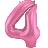 Globo Numero 4 Foil 86 cm
