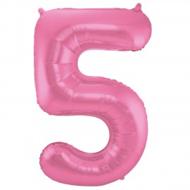 Globo Numero 5 Foil 86 cm