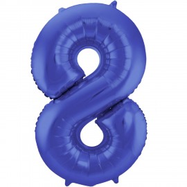 Globo Numero 8 Foil 86 cm