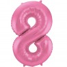 Globo Numero 8 Foil 86 cm