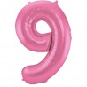 Globo Numero 9 Foil 86 cm