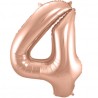 Globo Numero 4 Foil 86 cm