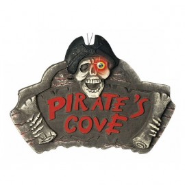 Señal Cueva Pirata con Ojo Led Colores Cambiantes Señal Cueva Pirata con Ojo Led Colores Cambiantes