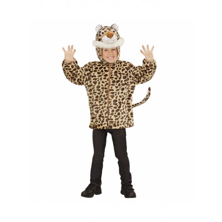 Disfraz de Leopardo en Peluche Suave Infantil