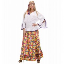Disfraz de Flower Power para Mujer Disfraz de Flower Power para Mujer