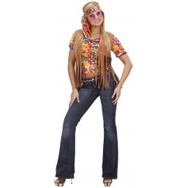 Set de Disfraz Hippie con Flores Set de Disfraz Hippie con Flores