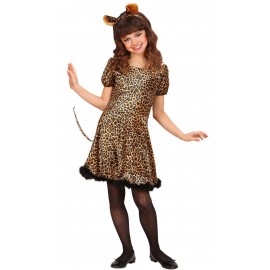 Disfraz Vestido de Leopardo Infantil