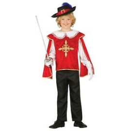 Disfraz de Mosquetero Rojo Infantil Disfraz de Mosquetero Rojo Infantil