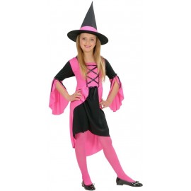 Disfraz de Bruja Rosa Infantil Disfraz de Bruja Rosa Infantil