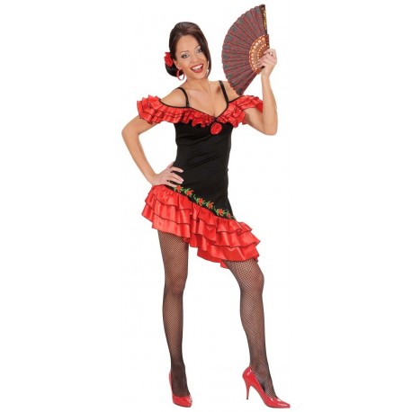 Disfraz de Flamenco Corto para Mujer