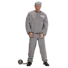 Disfraz de Criminal Preso para Hombre Disfraz de Criminal Preso para Hombre