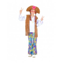 Disfraz de Niña Hippie Woodstock