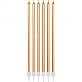 16 Velas Rectas 15 cm