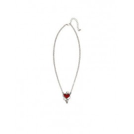 Collar Gemma Roja Corazón Diabólico Collar Gemma Roja Corazón Diabólico