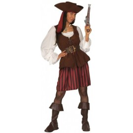 Disfraz de Pirata del Mar para Mujer