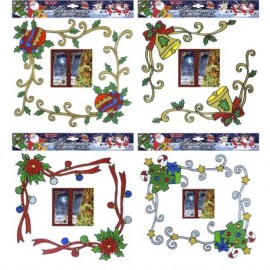 2 Pegatinas Ventana Navidad Surtidas 2 Pegatinas Ventana Navidad Surtidas