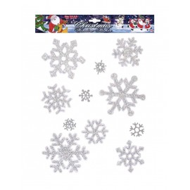 11 Pegatinas Ventana Copo Nieve 11 Pegatinas Ventana Copo Nieve