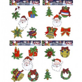 Set de 5 Pegatinas con Cara Papá Noel Set de 5 Pegatinas con Cara Papá Noel