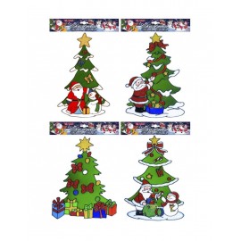 Pegatina Ventana Árbol Navidad 30 cm Pegatina Ventana Árbol Navidad 30 cm