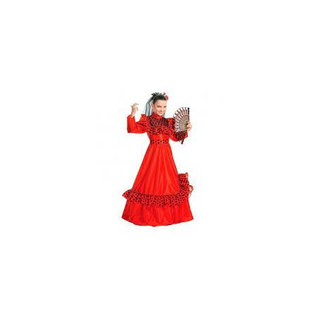 Disfraz Flamenco de Lunares para Niña