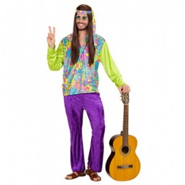 Disfraz de Hombre Hippie de Terciopelo Disfraz de Hombre Hippie de Terciopelo