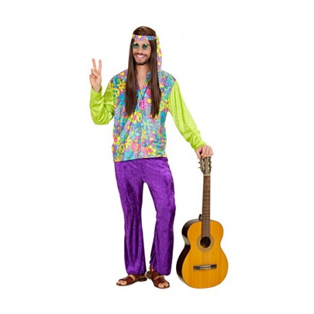 Disfraz de Hombre Hippie de Terciopelo