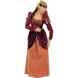 Disfraz de Reina Medieval para Adulto