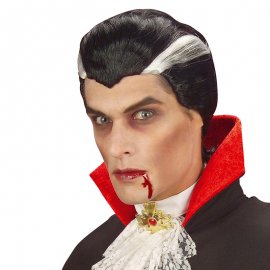 Peluca Negra Vampiro Peluca Negra Vampiro
