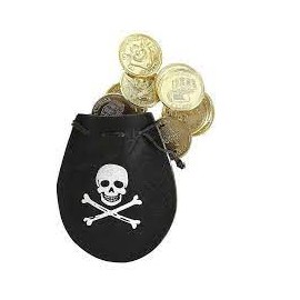 Estuche Pirata con 12 Monedas Estuche Pirata con 12 Monedas
