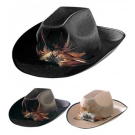 Sombrero Vaquero con Pluma Sombrero Vaquero con Pluma