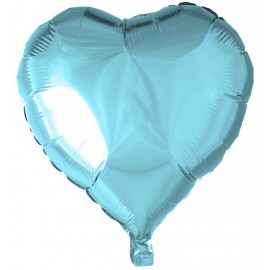 Globo Corazón Azul Claro 45 cm