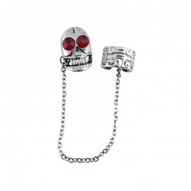 Pendiente Calavera Ojos Rojos Pendiente Calavera Ojos Rojos