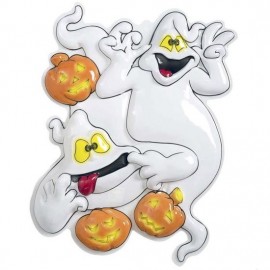 Fantasmas con Calabazas 3D Fluorescentes Fantasmas con Calabazas 3D Fluorescentes