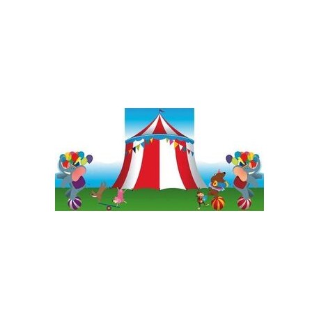 6 Invitaciones Circo