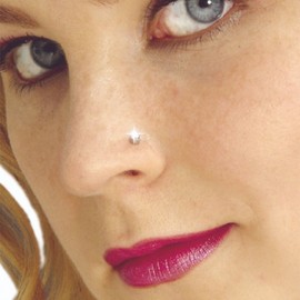 2 Piercing Magnéticos con Brillante