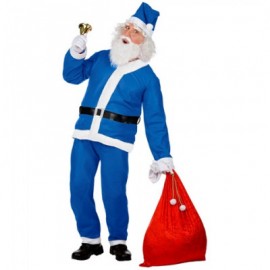 Disfraz de Papa Noël Azul Disfraz de Papa Noël Azul