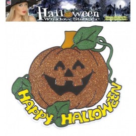 Pegatina para Ventana Calabaza Happy Halloween Pegatina para Ventana Calabaza Happy Halloween