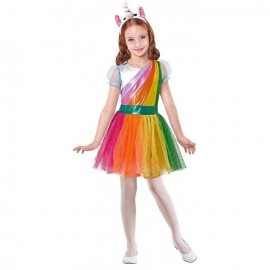 Disfraz de Unicornio Rainbow Infantil Disfraz de Unicornio Rainbow Infantil